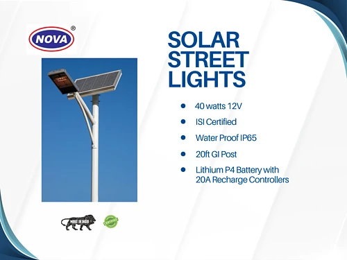 NOVA Solar Street Lights 40W